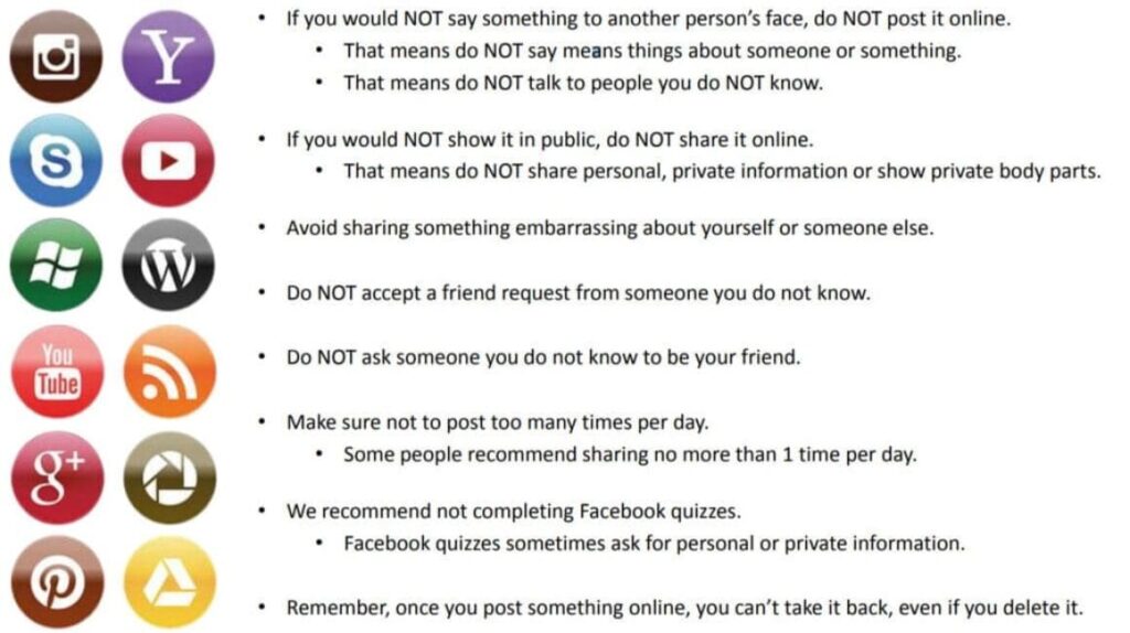 Follow social media