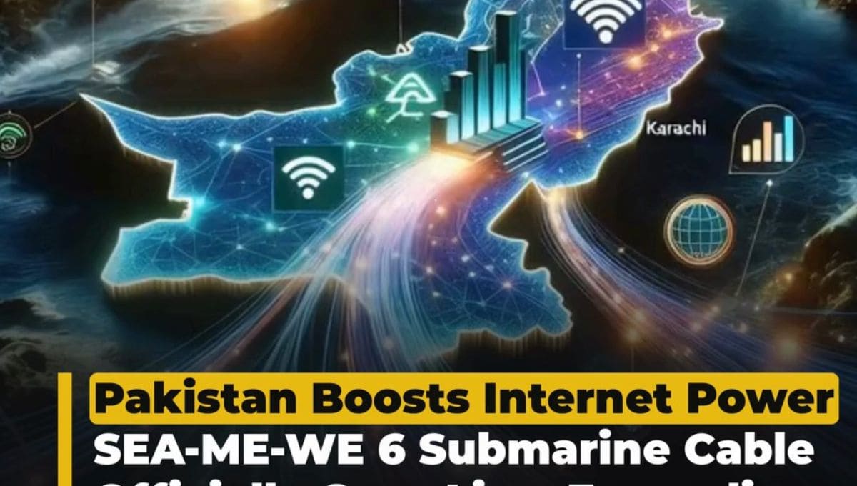 Pakistan’s digital power with SEA-ME-WE 6 cable