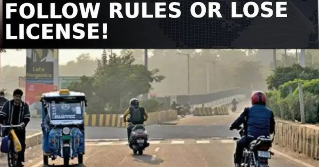 police suspend a driving license